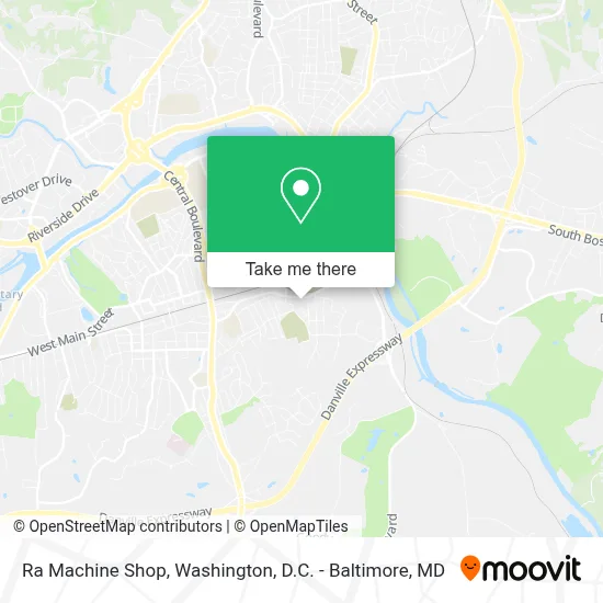 Ra Machine Shop map