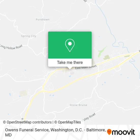 Owens Funeral Service map