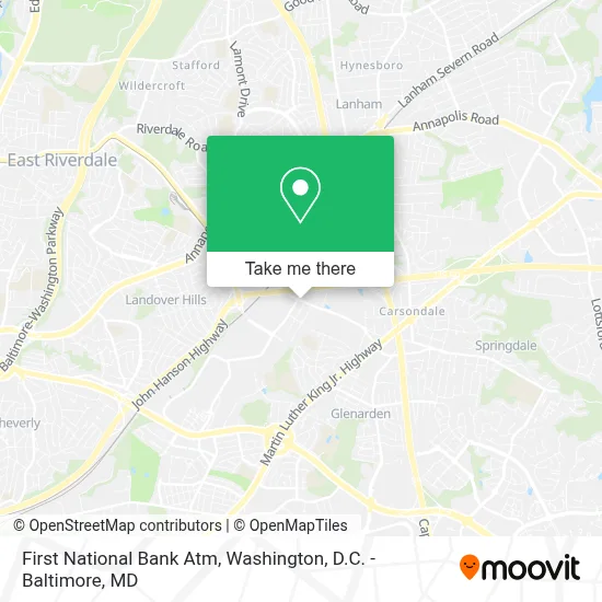 First National Bank Atm map