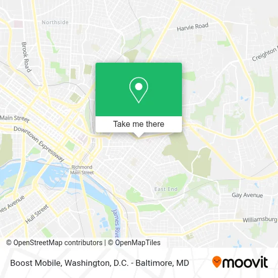 Boost Mobile map