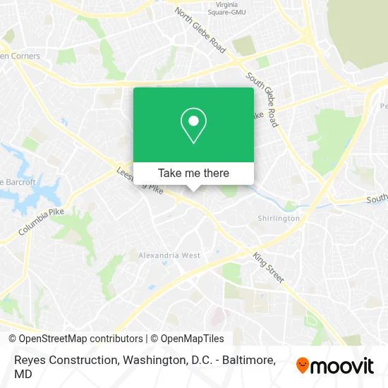 Reyes Construction map