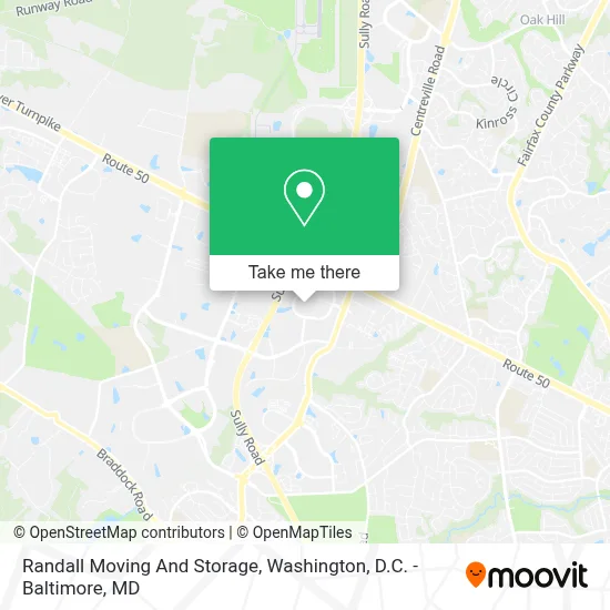Randall Moving And Storage map