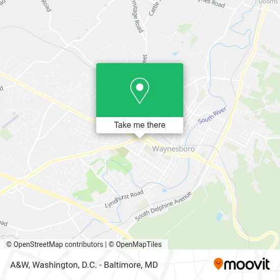 A&W map