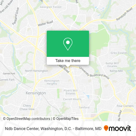Ndb Dance Center map