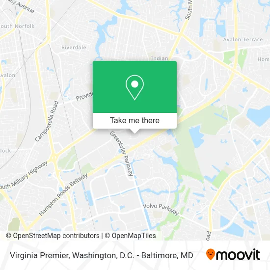 Virginia Premier map