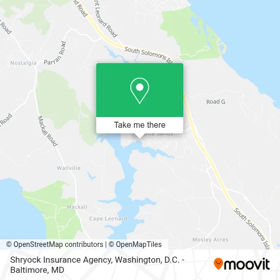 Shryock Insurance Agency map
