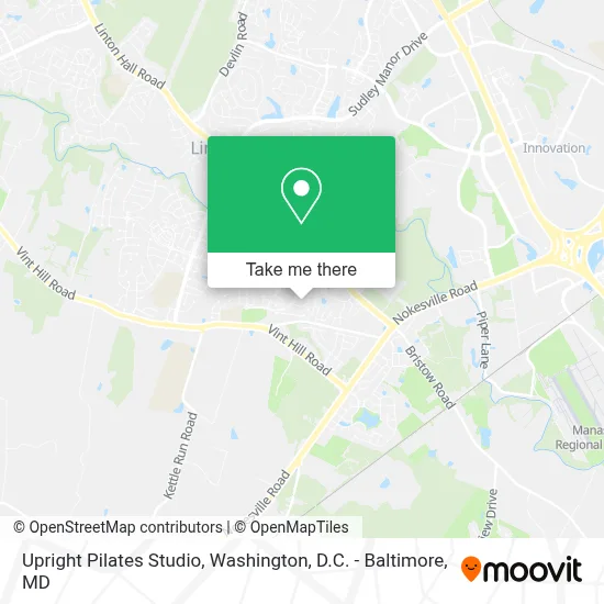 Upright Pilates Studio map