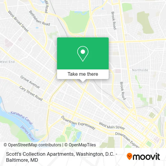 Scott's Collection Apartments map