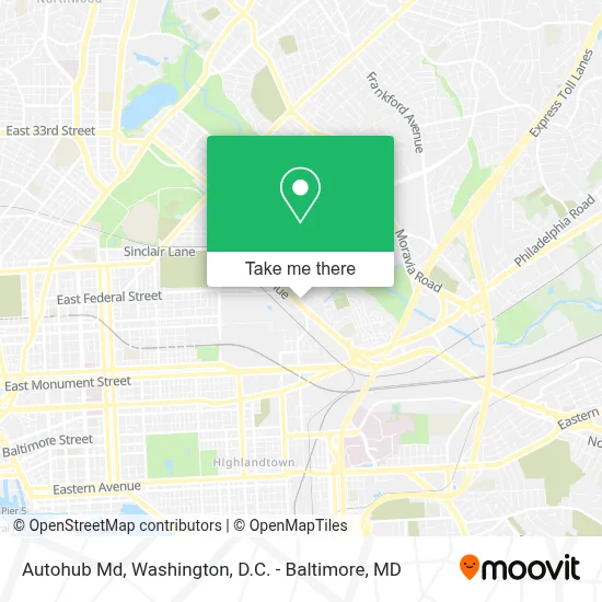 Autohub Md map