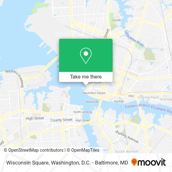 Wisconsin Square map