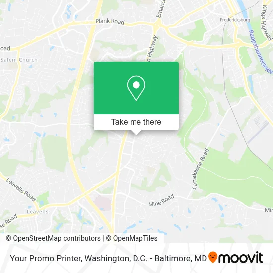 Your Promo Printer map