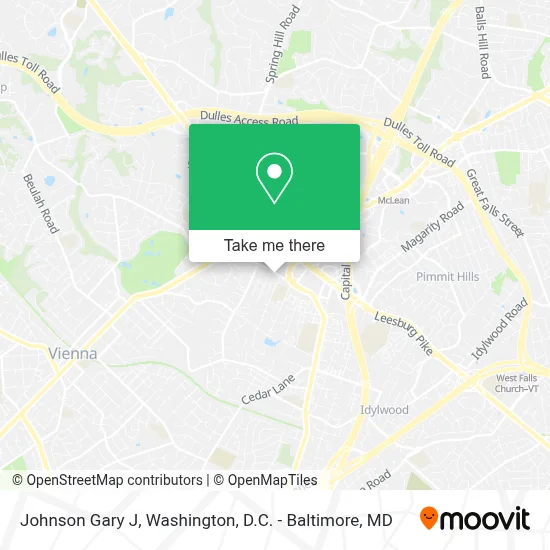 Johnson Gary J map