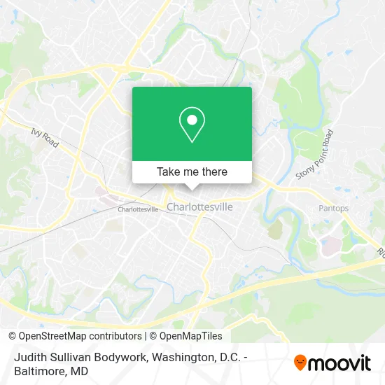 Judith Sullivan Bodywork map