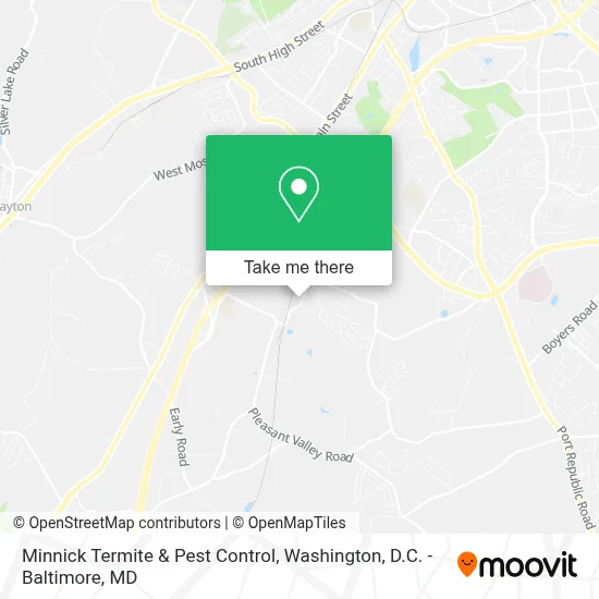 Minnick Termite & Pest Control map