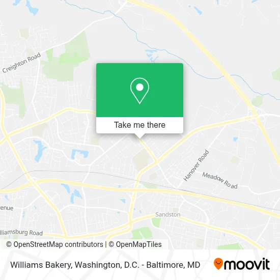 Williams Bakery map