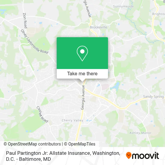 Paul Partington Jr: Allstate Insurance map