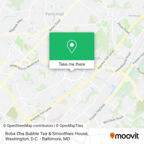 Boba Cha Bubble Tea & Smoothies House map