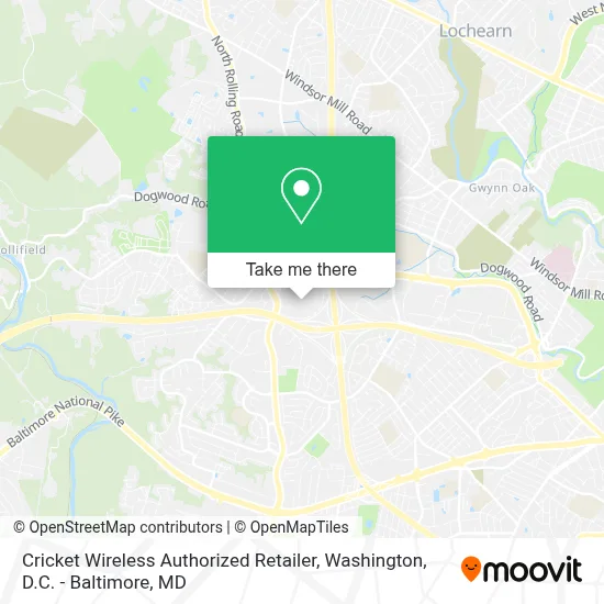 Cricket Wireless Authorized Retailer map