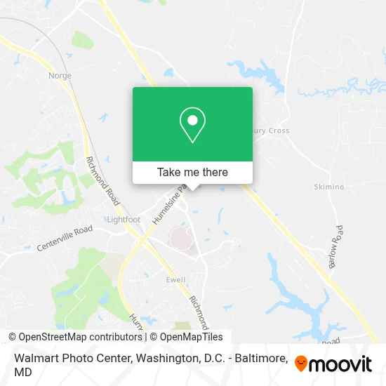 Walmart Photo Center map