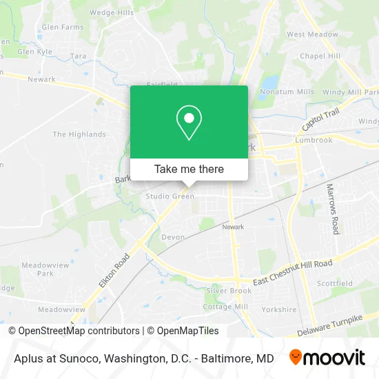 Aplus at Sunoco map