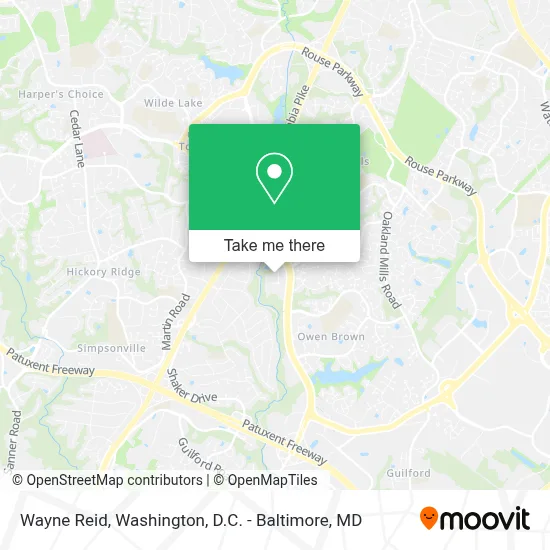 Wayne Reid map