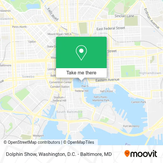 Dolphin Show map