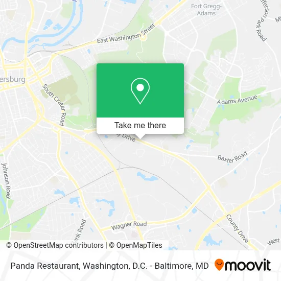 Panda Restaurant map