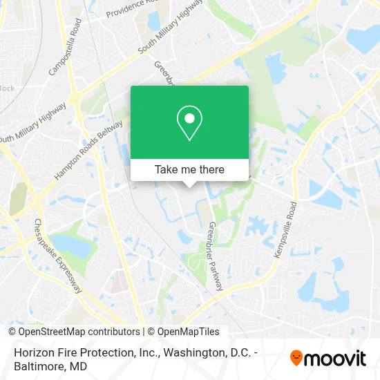 Horizon Fire Protection, Inc. map