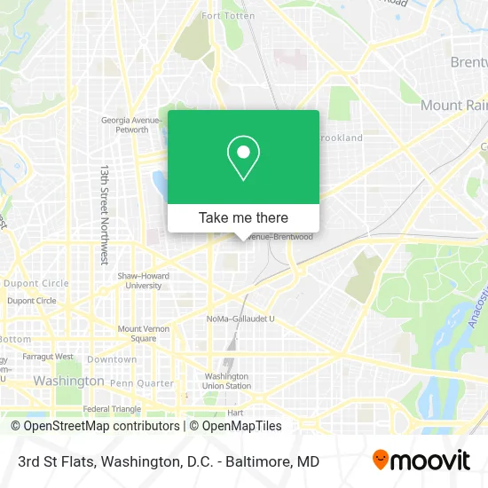 3rd St Flats map
