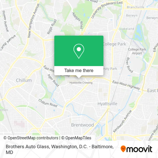 Brothers Auto Glass map