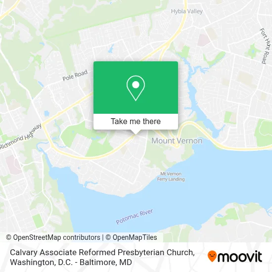 Calvary Associate Reformed Presbyterian Church map