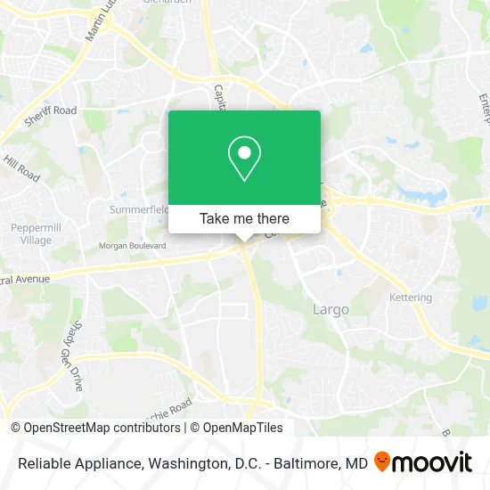 Reliable Appliance map