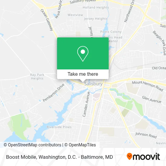 Boost Mobile map