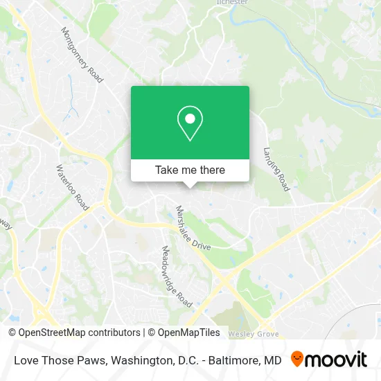 Love Those Paws map