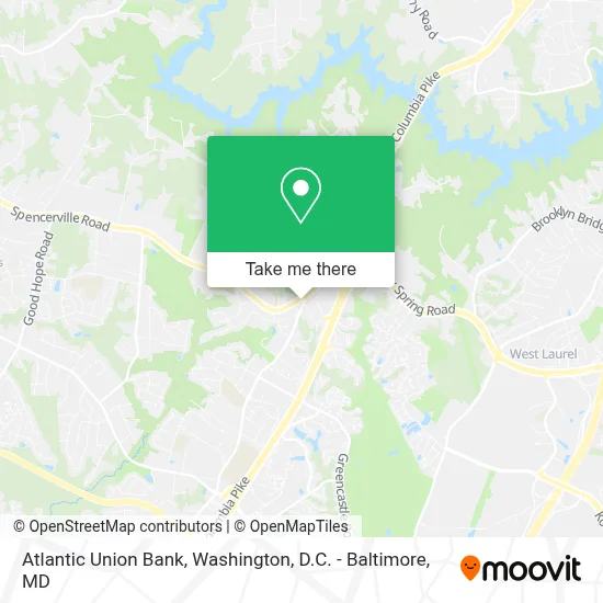 Atlantic Union Bank map