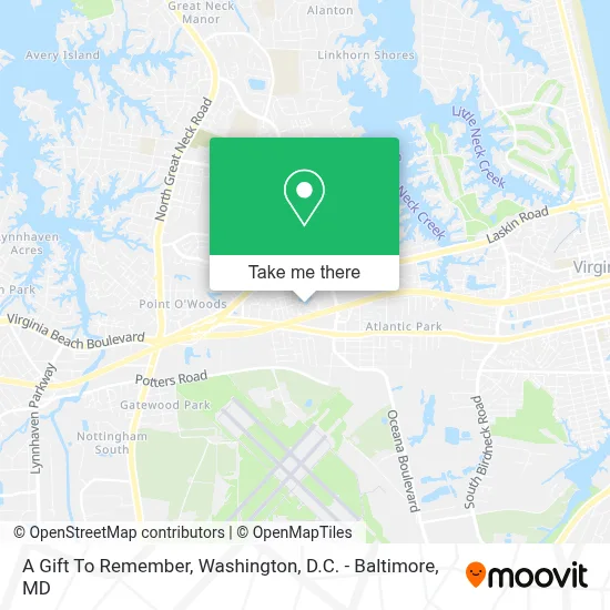 A Gift To Remember map