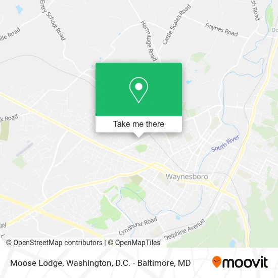 Moose Lodge map
