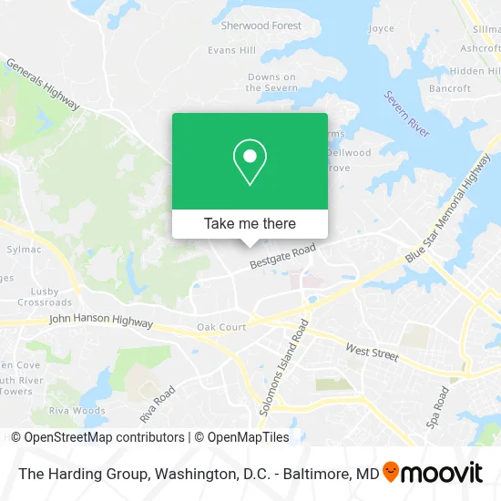 The Harding Group map