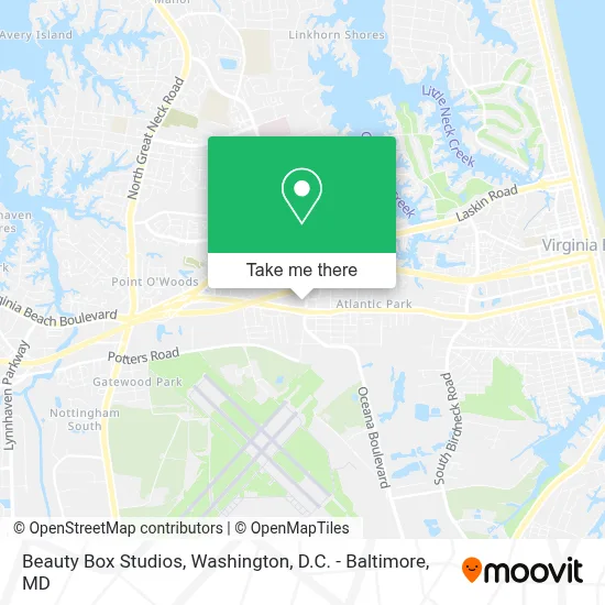 Beauty Box Studios map