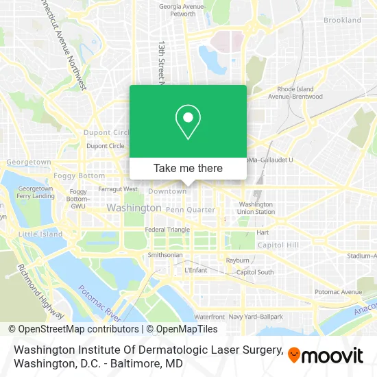 Washington Institute Of Dermatologic Laser Surgery map