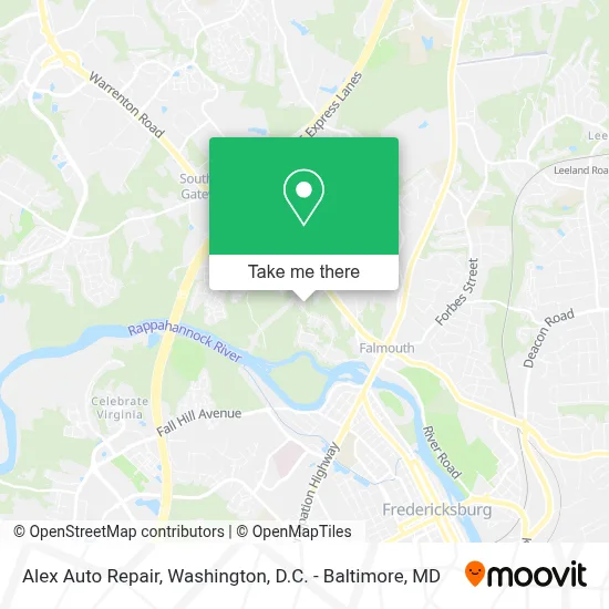 Alex Auto Repair map
