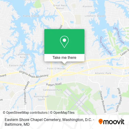 Eastern Shore Chapel Cemetery map