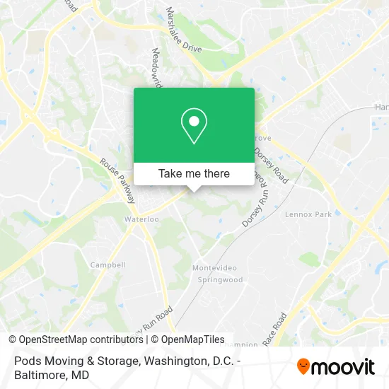 Pods Moving & Storage map