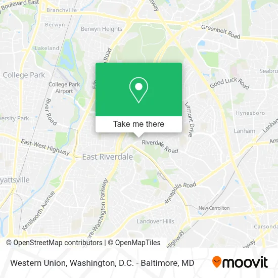 Western Union map
