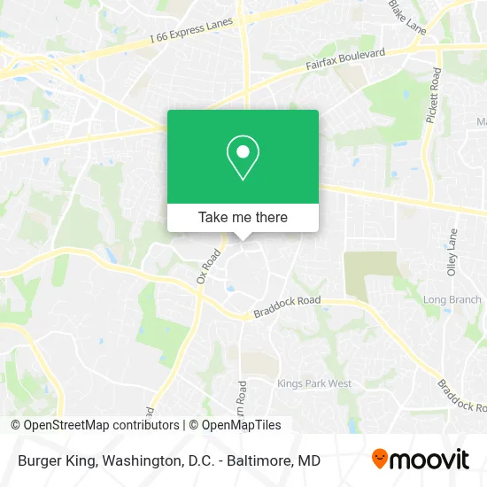 Burger King map