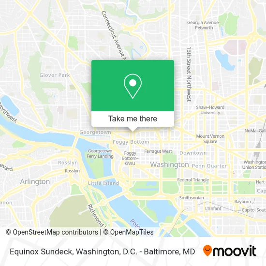Equinox Sundeck map