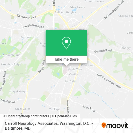Carroll Neurology Associates map