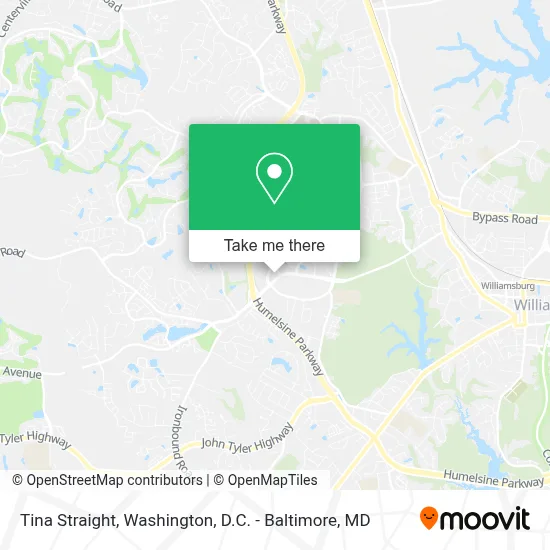 Tina Straight map