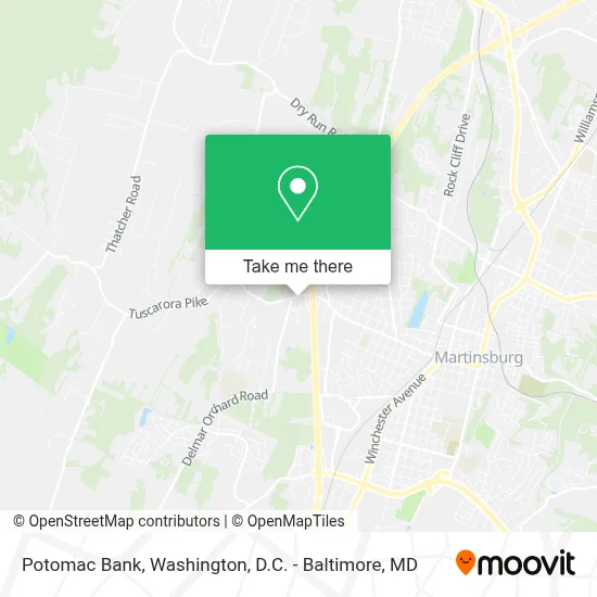 Potomac Bank map