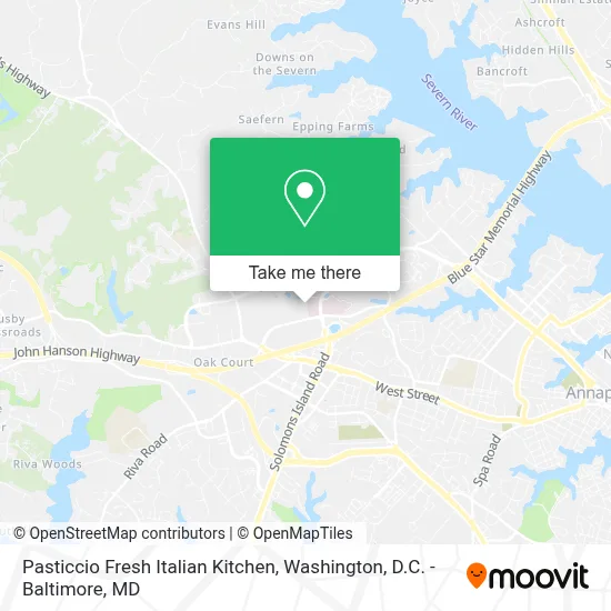 Pasticcio Fresh Italian Kitchen map